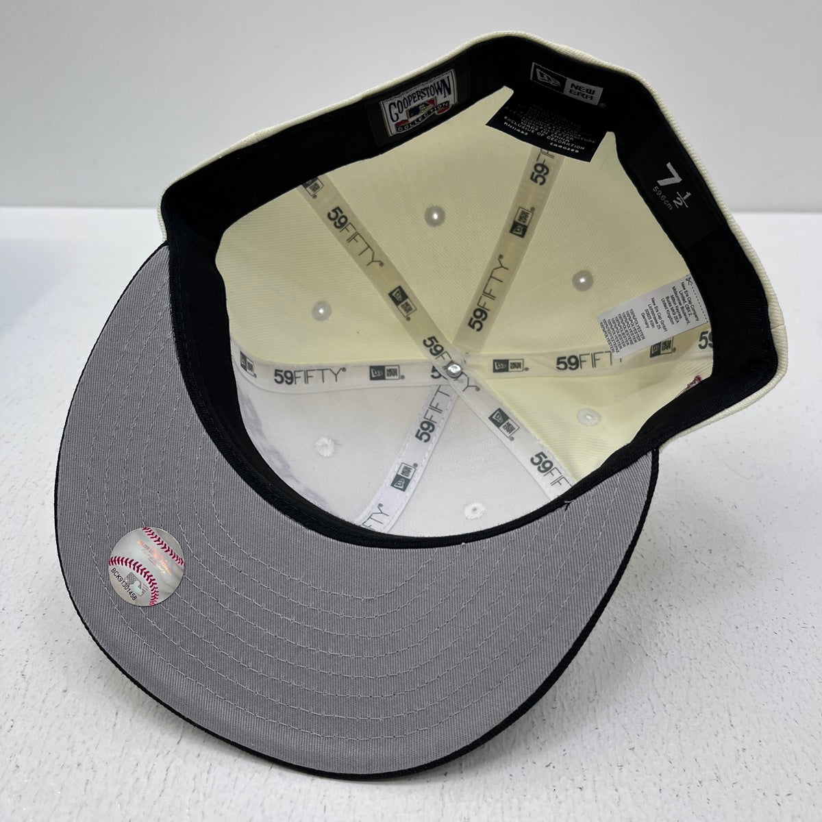 NEW ERA | ニューエラ 7 1/2 (59.6cm) NEWYORK YANKEES 海外別注 2000 world series キャップ 59FIFTY ホワイト【加古川店】