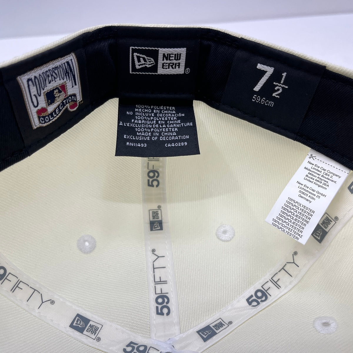 NEW ERA | ニューエラ 7 1/2 (59.6cm) NEWYORK YANKEES 海外別注 2000 world series キャップ 59FIFTY ホワイト【加古川店】