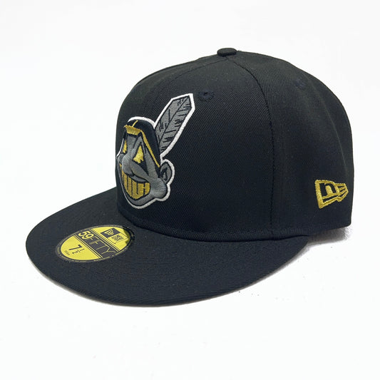 NEW ERA | ニューエラ 7 1/2 (59.6cm) Cleveland Indians 海外別注 1995world series キャップ 59FIFTY ブラック【加古川店】