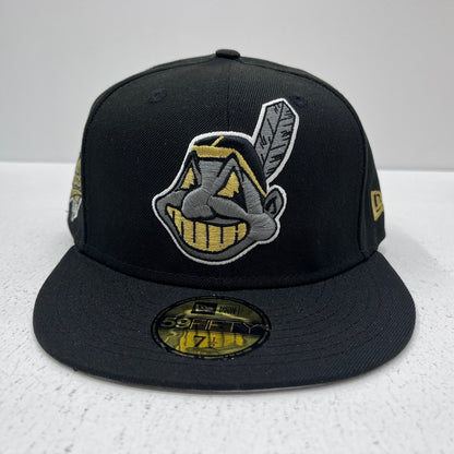 NEW ERA | ニューエラ 7 1/2 (59.6cm) Cleveland Indians 海外別注 1995world series キャップ 59FIFTY ブラック【加古川店】