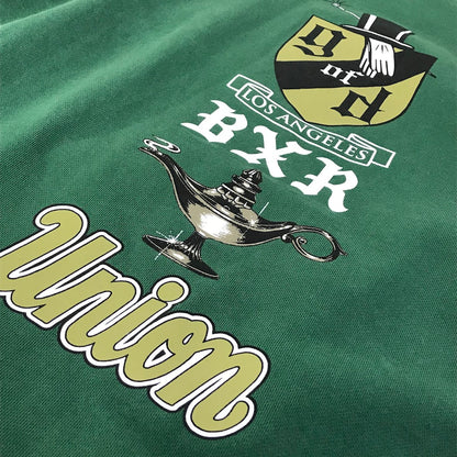 BORN x RAISED | ボーンアンドレイズド UNION HOODIE ESSENTIALS CORE プルオーバーパーカー パーカー グリーン サイズ：L【倉吉店】