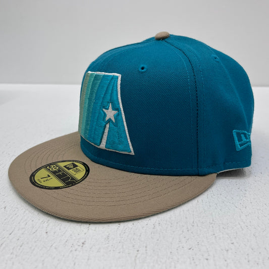 NEW ERA | ニューエラ 7 1/2 (59.6cm) HOUSTON ASTROS 海外別注 45TH ANNIVERSARY キャップ 59FIFTY グリーン【加古川店】