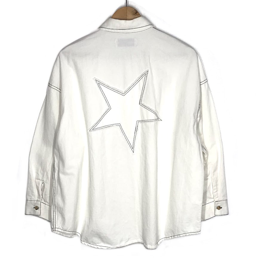 CONVERSE TOKYO | コンバーストウキョウコンバーストーキョー OXFORD COLORED STITCHING SHIRT 長袖シャツ A2833FB ホワイト【倉吉店】