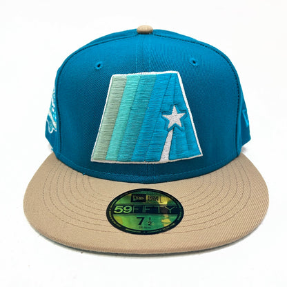 NEW ERA | ニューエラ 7 1/2 (59.6cm) HOUSTON ASTROS 海外別注 45TH ANNIVERSARY キャップ 59FIFTY グリーン【加古川店】