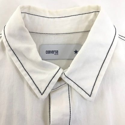 CONVERSE TOKYO | コンバーストウキョウコンバーストーキョー OXFORD COLORED STITCHING SHIRT 長袖シャツ A2833FB ホワイト【倉吉店】