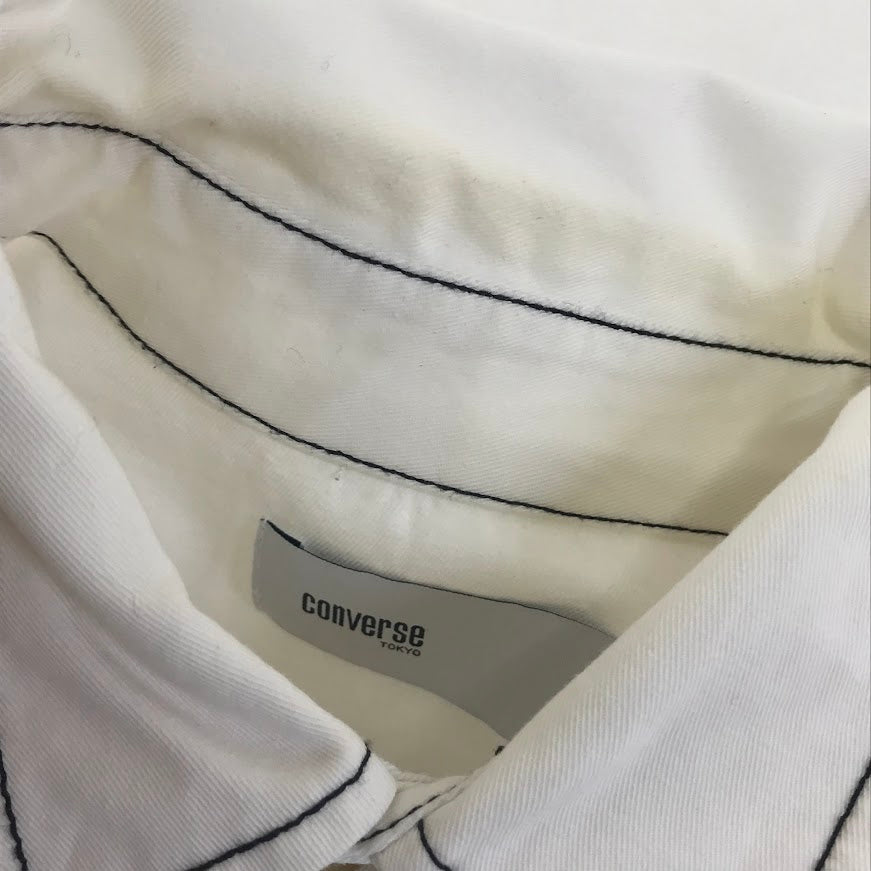 CONVERSE TOKYO | コンバーストウキョウコンバーストーキョー OXFORD COLORED STITCHING SHIRT 長袖シャツ A2833FB ホワイト【倉吉店】
