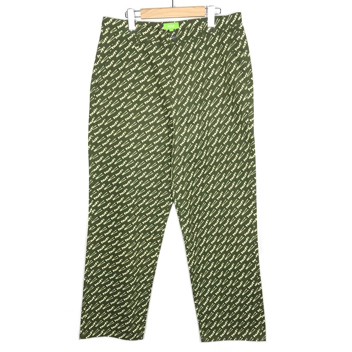 HUF | ハフ BREAKER BOYD PANT ワークパンツ 総柄 パンツ PT00225 グリーン サイズ：34【倉吉店】