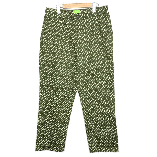 HUF | ハフ BREAKER BOYD PANT ワークパンツ 総柄 パンツ PT00225 グリーン サイズ：34【倉吉店】