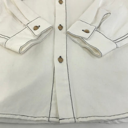 CONVERSE TOKYO | コンバーストウキョウコンバーストーキョー OXFORD COLORED STITCHING SHIRT 長袖シャツ A2833FB ホワイト【倉吉店】