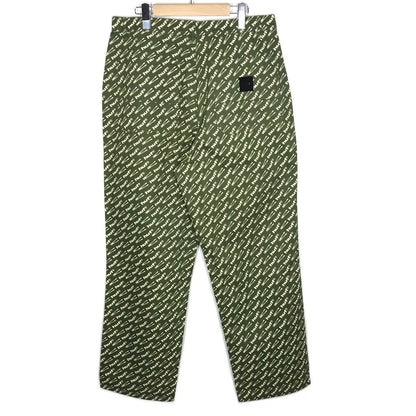 HUF | ハフ BREAKER BOYD PANT ワークパンツ 総柄 パンツ PT00225 グリーン サイズ：34【倉吉店】