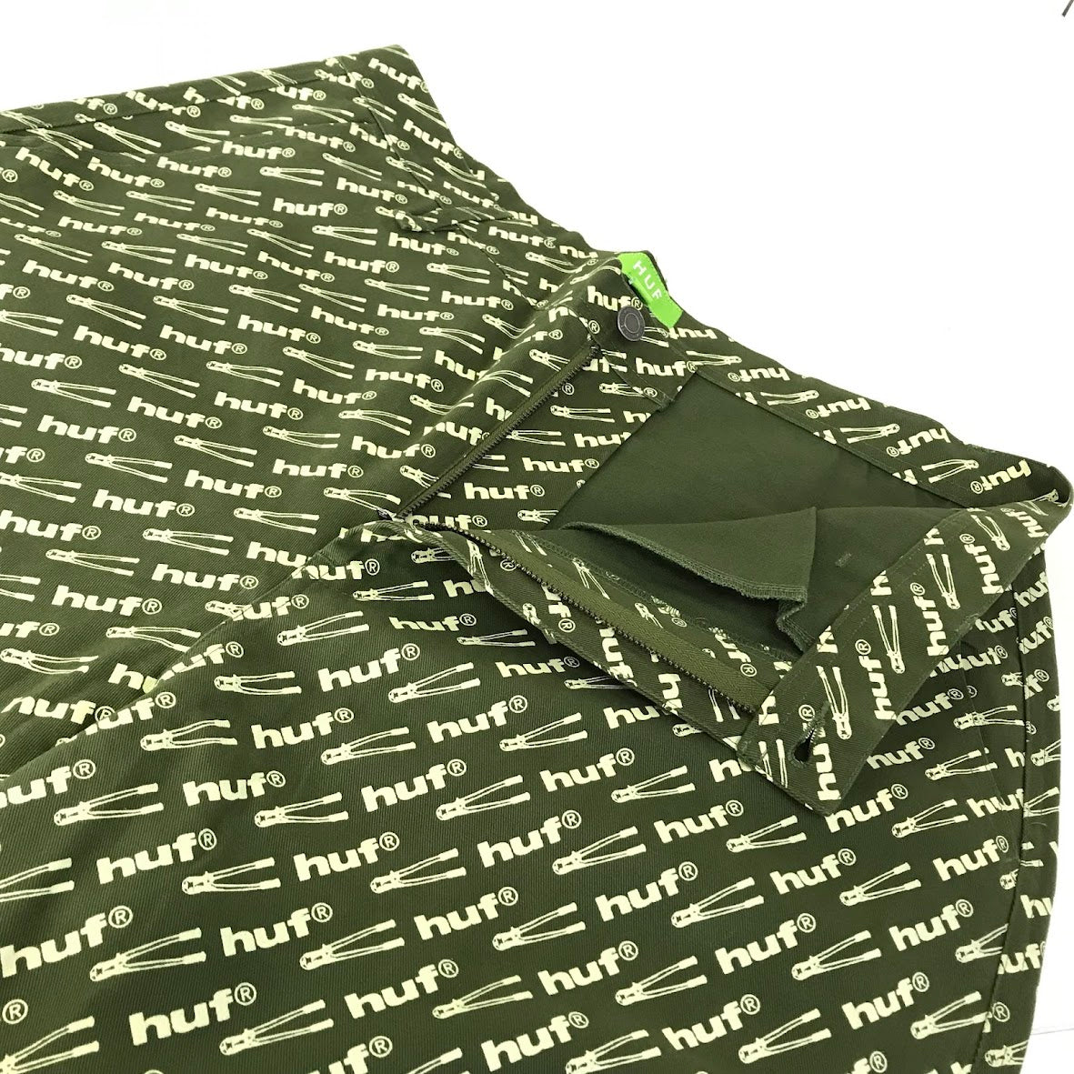 HUF | ハフ BREAKER BOYD PANT ワークパンツ 総柄 パンツ PT00225 グリーン サイズ：34【倉吉店】