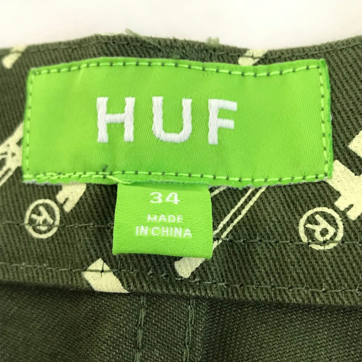 HUF | ハフ BREAKER BOYD PANT ワークパンツ 総柄 パンツ PT00225 グリーン サイズ：34【倉吉店】