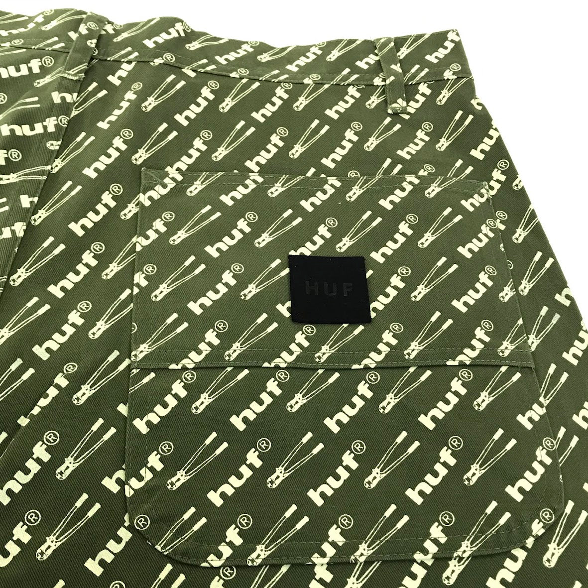 HUF | ハフ BREAKER BOYD PANT ワークパンツ 総柄 パンツ PT00225 グリーン サイズ：34【倉吉店】