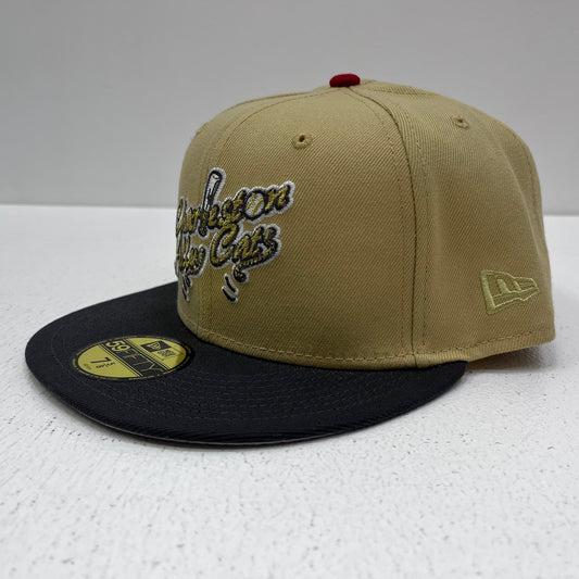 NEW ERA | ニューエラ 7 5/8 (60.6cm) CHARLESTON ALLEY CATS 海外別注 キャップ 59FIFTY ベージュ【加古川店】