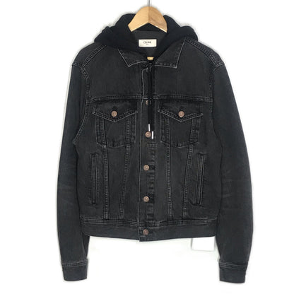 CELINE | セリーヌ 22AW by Hedi Slimane デニムジャケット デニム 2Q47238VB ブラック サイズ：XS【倉吉店】