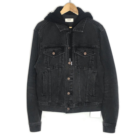 CELINE | セリーヌ 22AW by Hedi Slimane デニムジャケット デニム 2Q47238VB ブラック サイズ：XS【倉吉店】