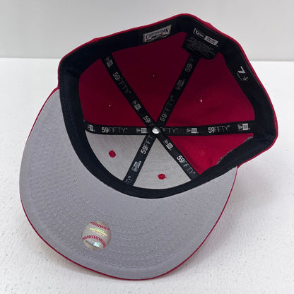 NEW ERA | ニューエラ 7 1/2 (59.6cm) Cleveland Indians 海外別注 1995world series キャップ 59FIFTY レッド【加古川店】