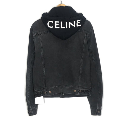 CELINE | セリーヌ 22AW by Hedi Slimane デニムジャケット デニム 2Q47238VB ブラック サイズ：XS【倉吉店】