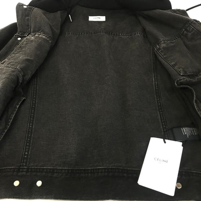 CELINE | セリーヌ 22AW by Hedi Slimane デニムジャケット デニム 2Q47238VB ブラック サイズ：XS【倉吉店】