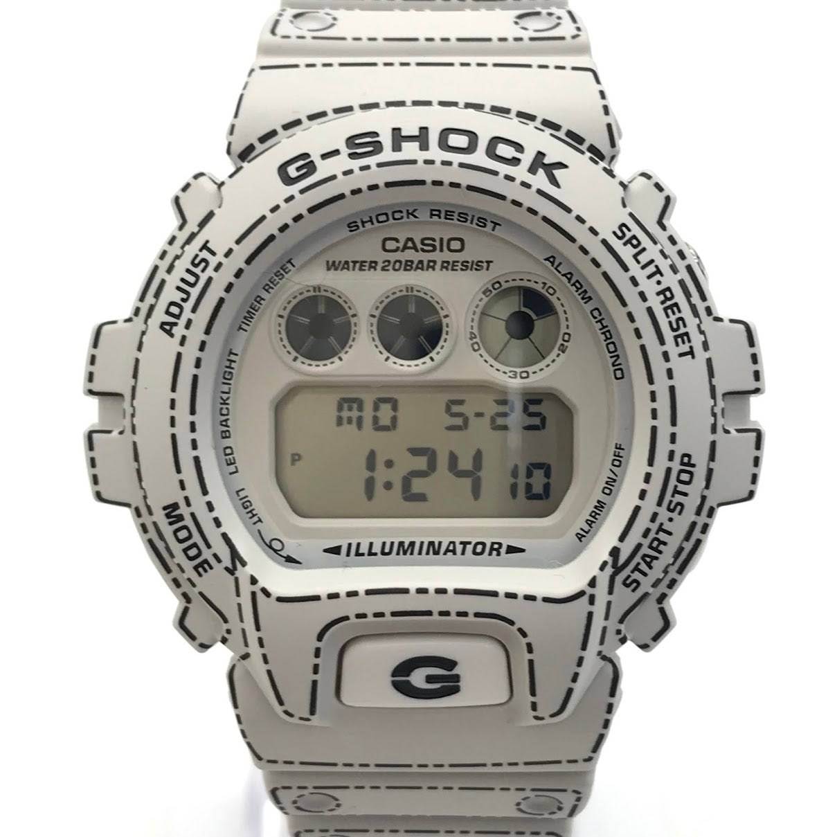 G-SHOCK | ジーショック 折り紙 デジタルクォーツ 腕時計 DW-6900RGM-5 ホワイト系【倉吉店】