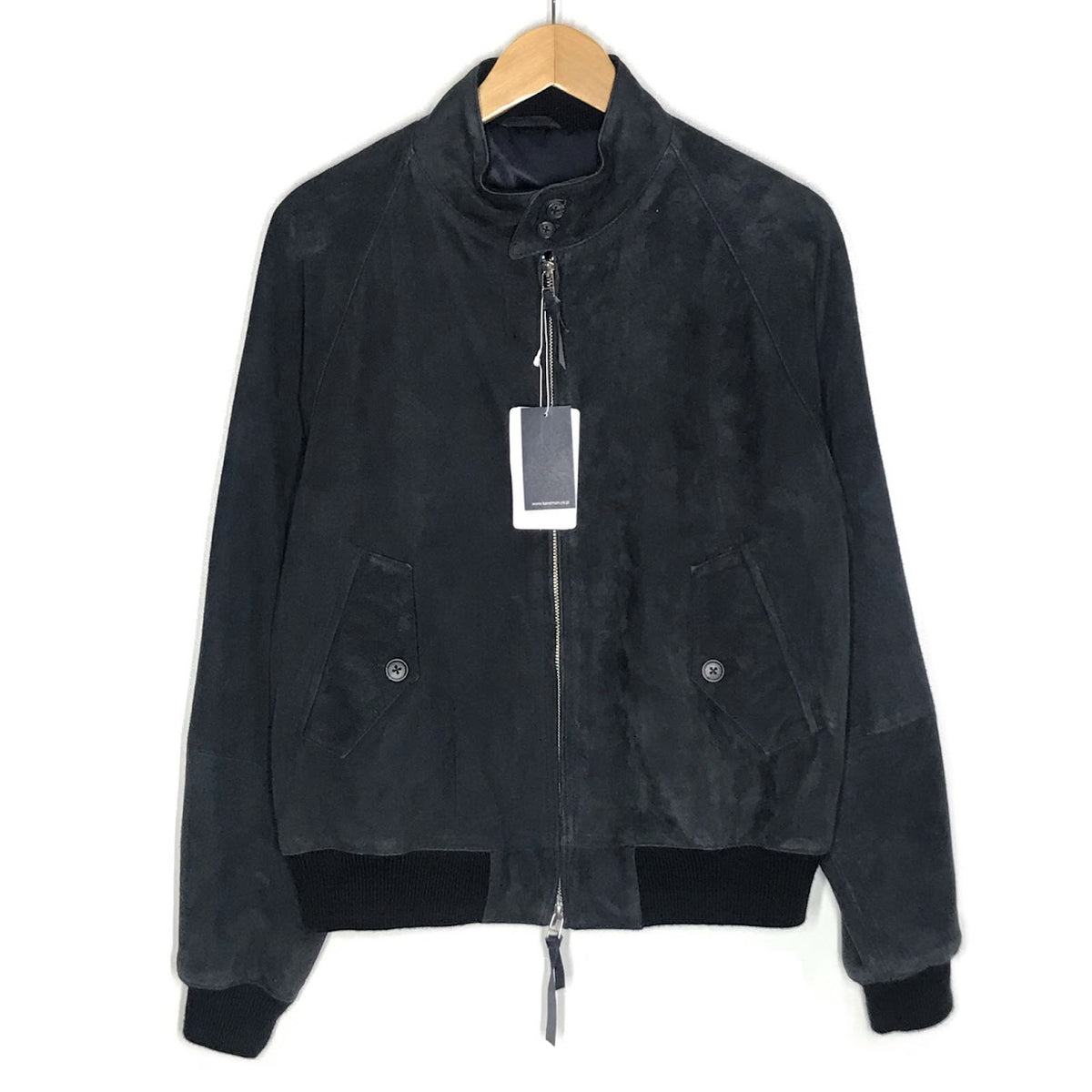 Hariss paris | ハリス ゴートスエード G9 ハリントンジャケット ブルゾン HL252-08001 ネイビー サイズ：38【倉吉店】