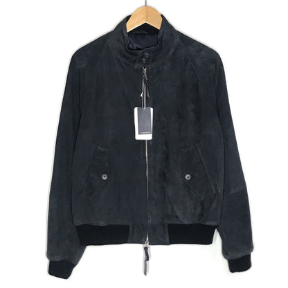 Hariss paris | ハリス ゴートスエード G9 ハリントンジャケット ブルゾン HL252-08001 ネイビー サイズ：38【倉吉店】