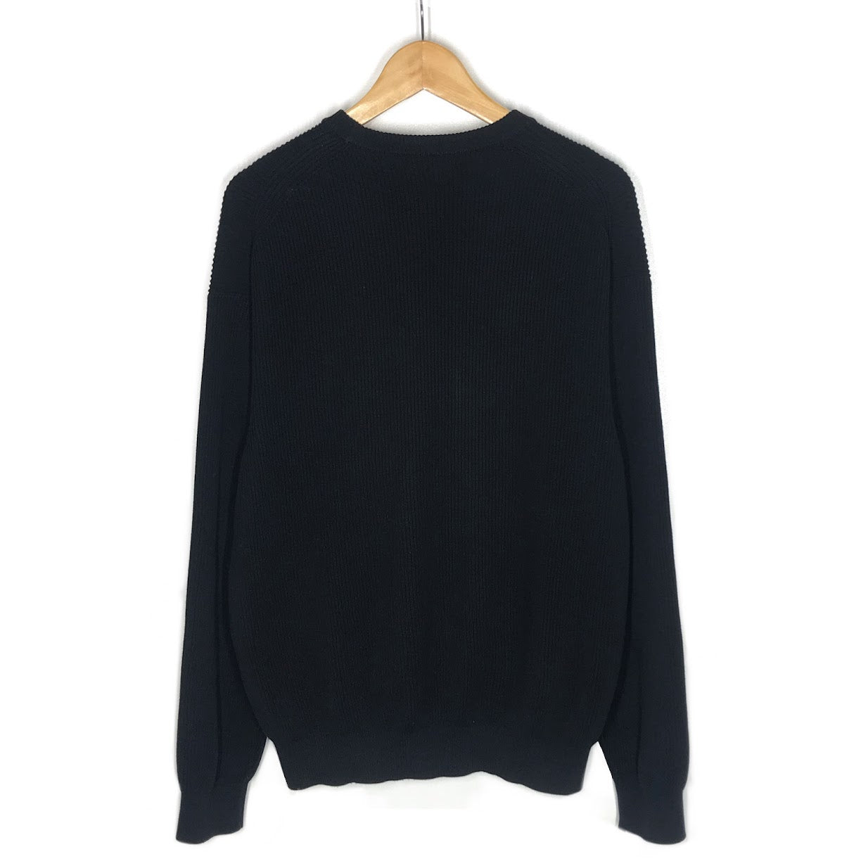 AURALEE | オーラリー SUPER HARD TWIST RIB KNIT P/O MIX スーパーハードツイストリブニットプルオーバー セーター A20SP02TR ブラック サイズ：3【倉吉店】