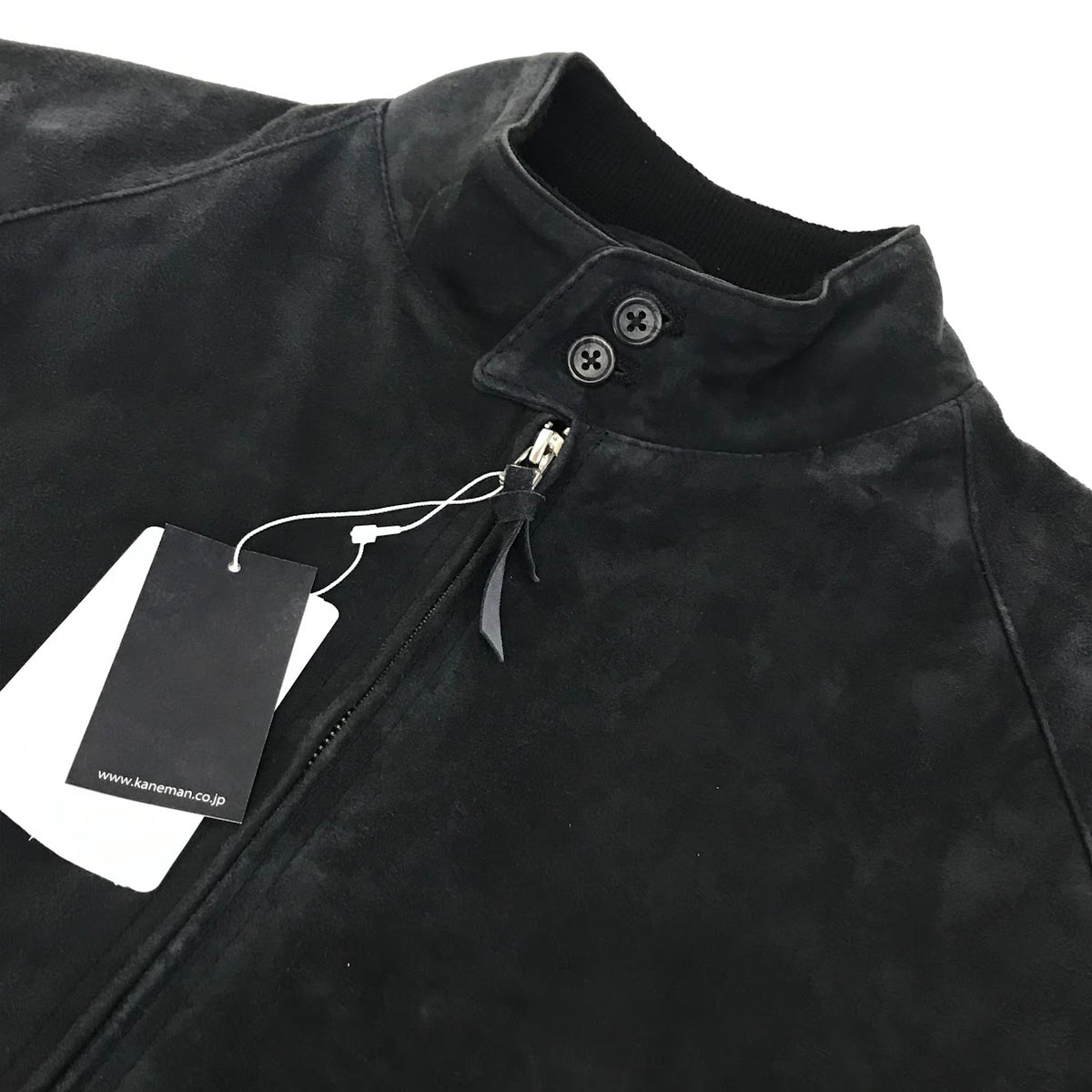 Hariss paris | ハリス ゴートスエード G9 ハリントンジャケット ブルゾン HL252-08001 ネイビー サイズ：38【倉吉店】