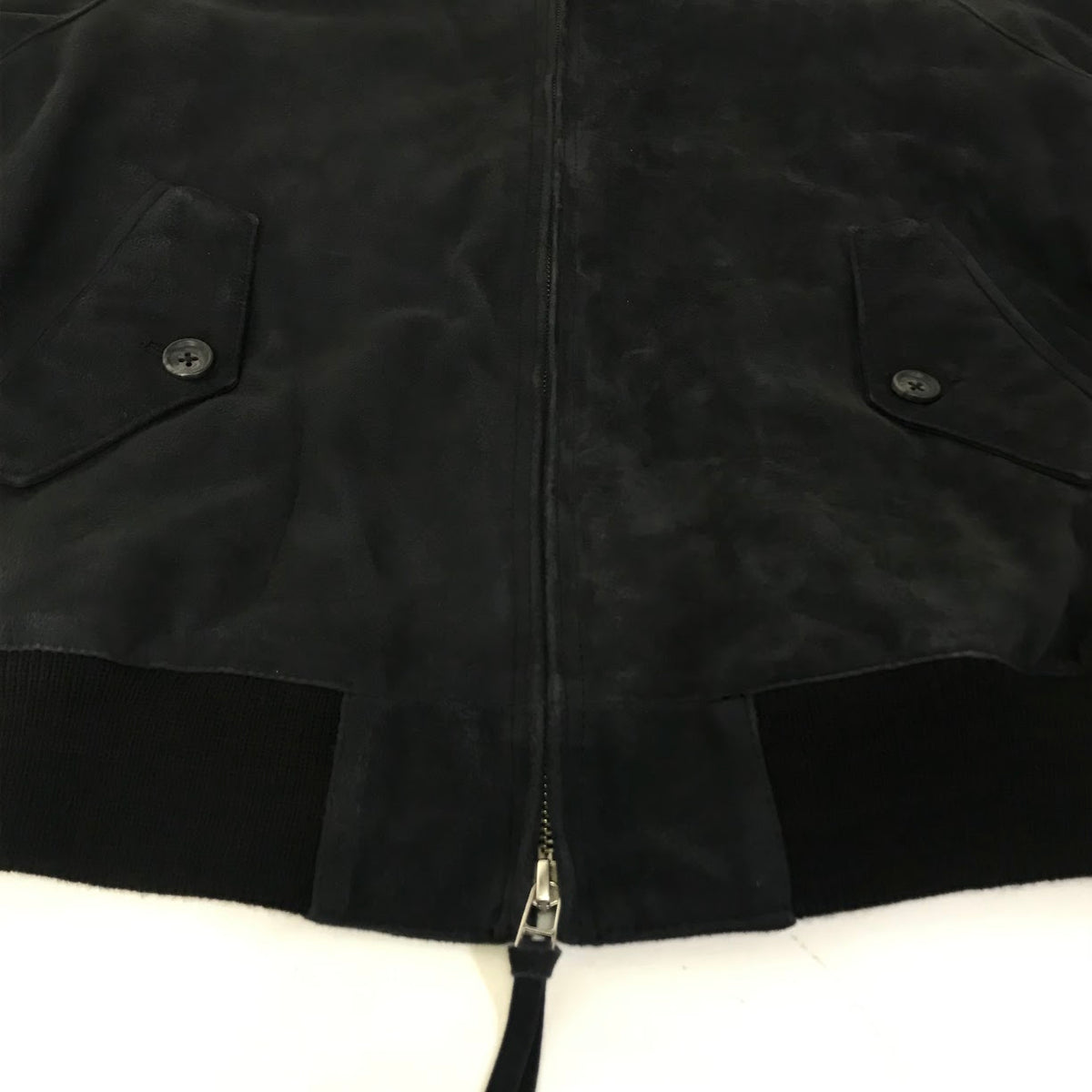 Hariss paris | ハリス ゴートスエード G9 ハリントンジャケット ブルゾン HL252-08001 ネイビー サイズ：38【倉吉店】