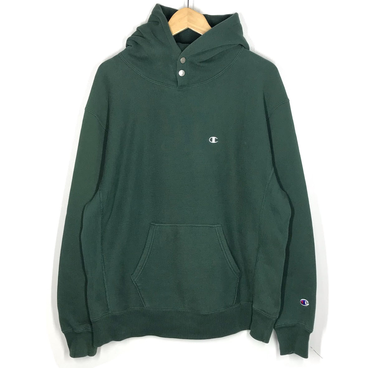 Champion | チャンピオン ×EMODA プルオーバーパーカー REVERSE WEAVE パーカー CWSN104 グリーン サイズ：M【倉吉店】