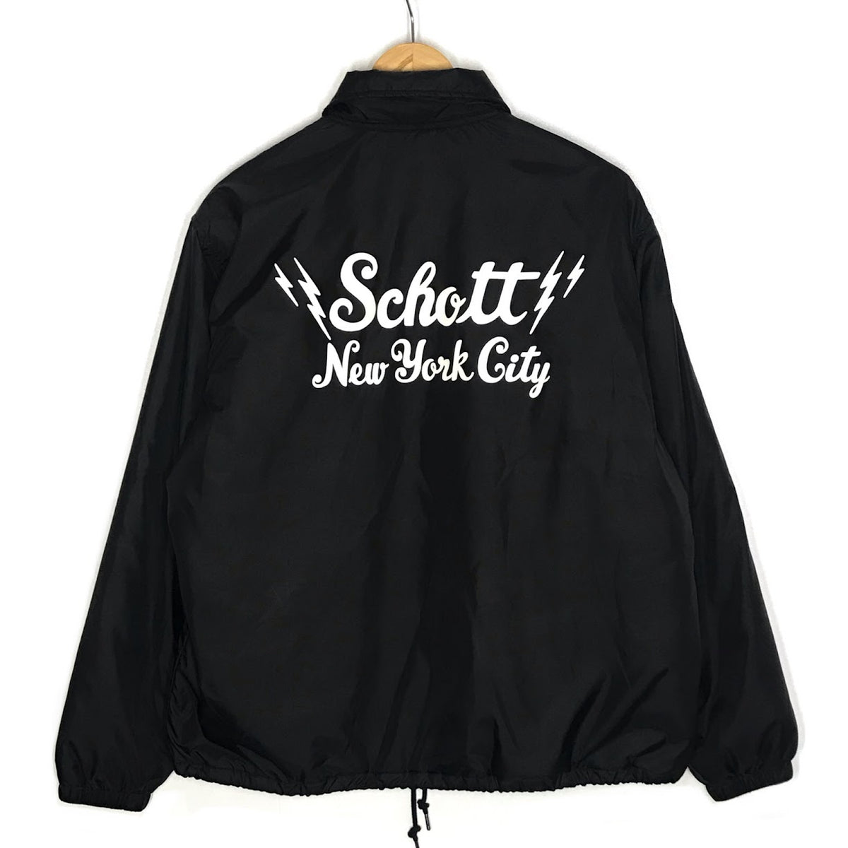 schott | ショット ZIP COACHJACKET コーチジャケット 中綿ジャケット 782-5252014 ブラック サイズ：M【倉吉店】