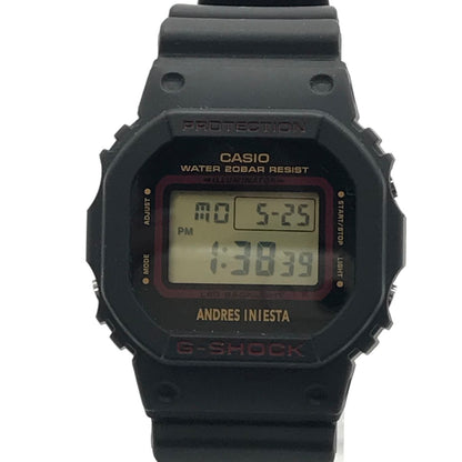 G-SHOCK | ジーショック アンドレス・イニエスタ シグネチャーモデル デジタルクォーツ 腕時計 DW-5600AI-1JR ブラック【倉吉店】