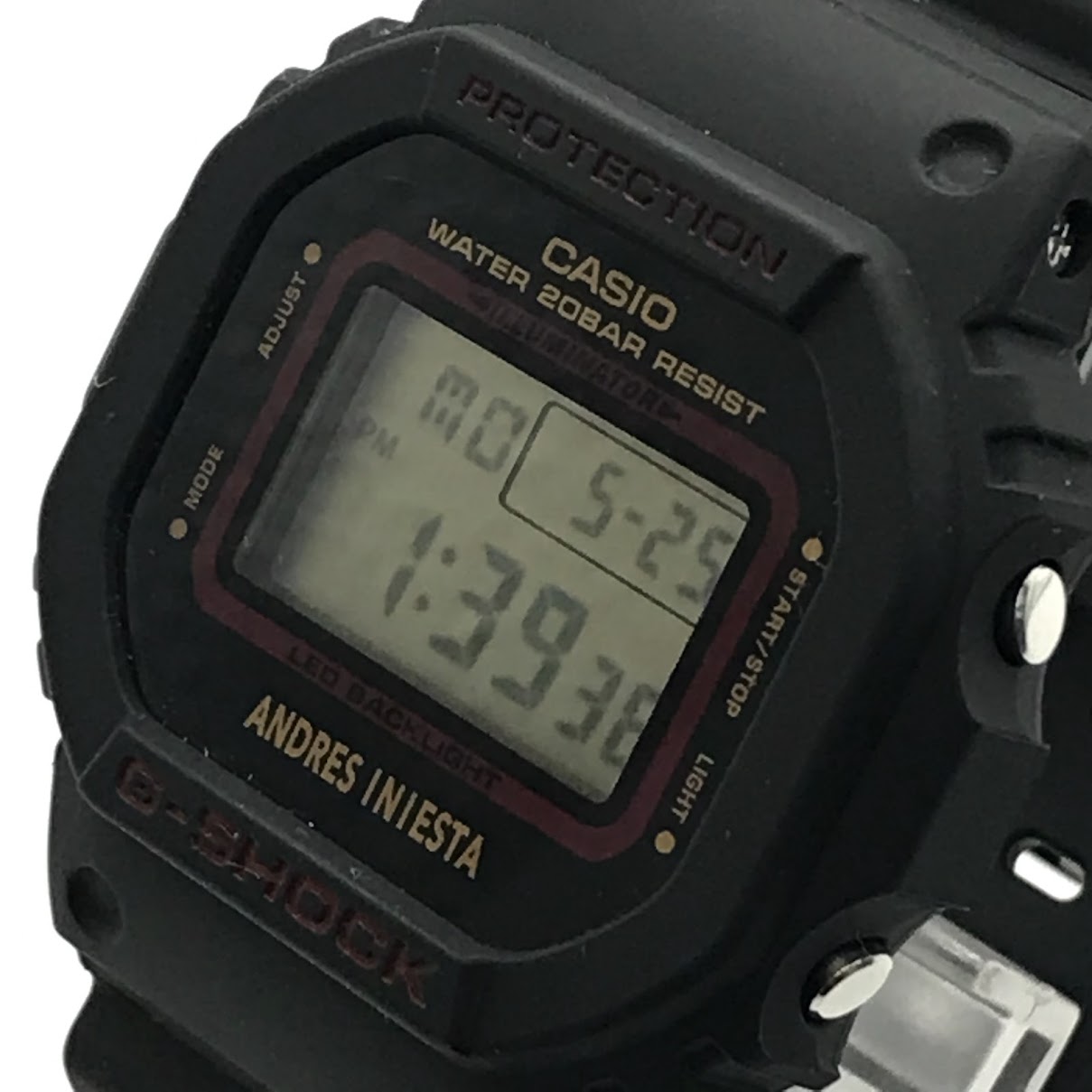 G-SHOCK | ジーショック アンドレス・イニエスタ シグネチャーモデル デジタルクォーツ 腕時計 DW-5600AI-1JR ブラック【倉吉店】