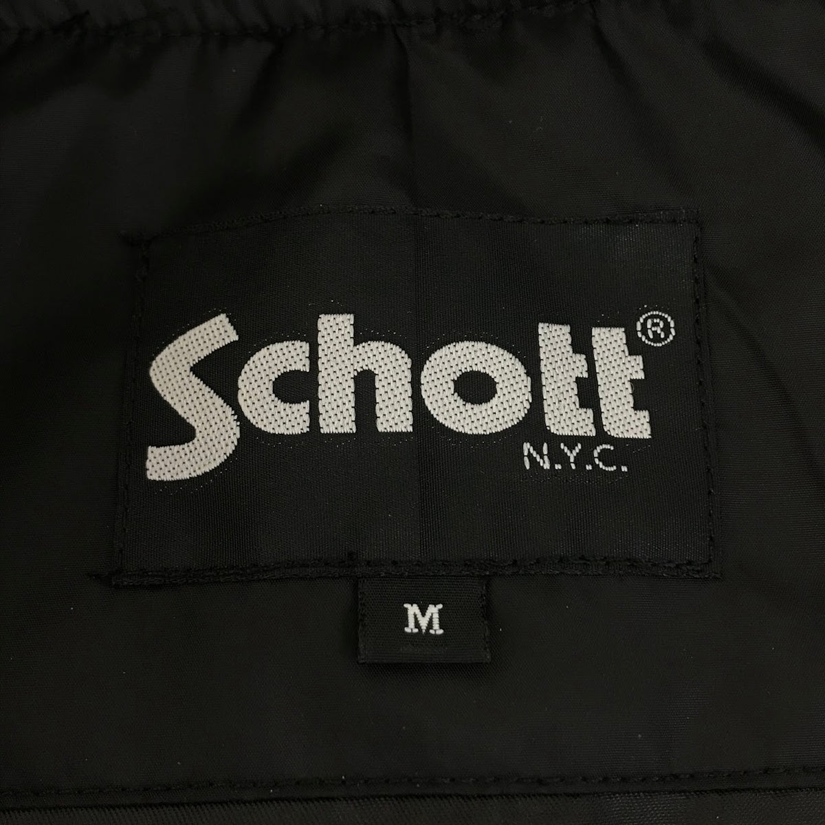schott | ショット ZIP COACHJACKET コーチジャケット 中綿ジャケット 782-5252014 ブラック サイズ：M【倉吉店】