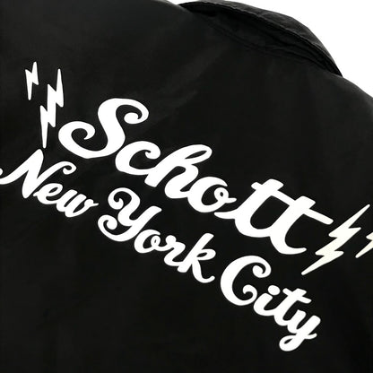schott | ショット ZIP COACHJACKET コーチジャケット 中綿ジャケット 782-5252014 ブラック サイズ：M【倉吉店】