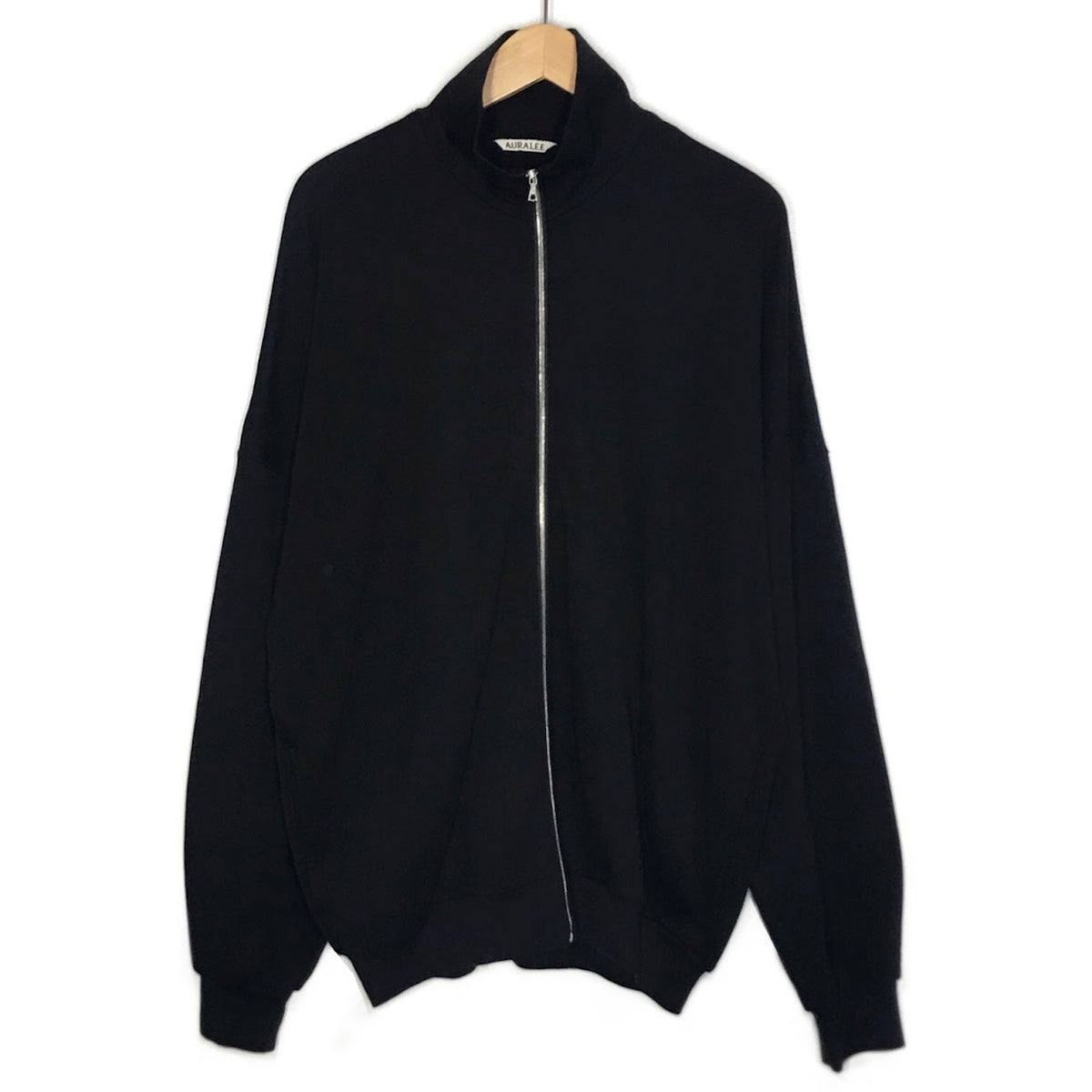 AURALEE | オーラリー 23AW SUPER HIGH GAUGE SWEAT ZIP BLOUSON ジップブルゾン ジャケット ブルゾン A23AB01CU ブラック サイズ：4【倉吉店】