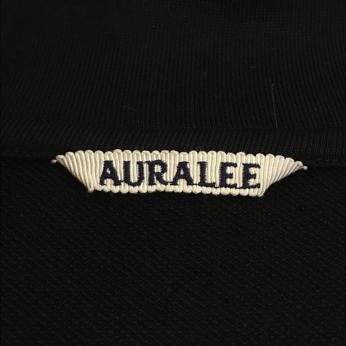 AURALEE | オーラリー 23AW SUPER HIGH GAUGE SWEAT ZIP BLOUSON ジップブルゾン ジャケット ブルゾン A23AB01CU ブラック サイズ：4【倉吉店】