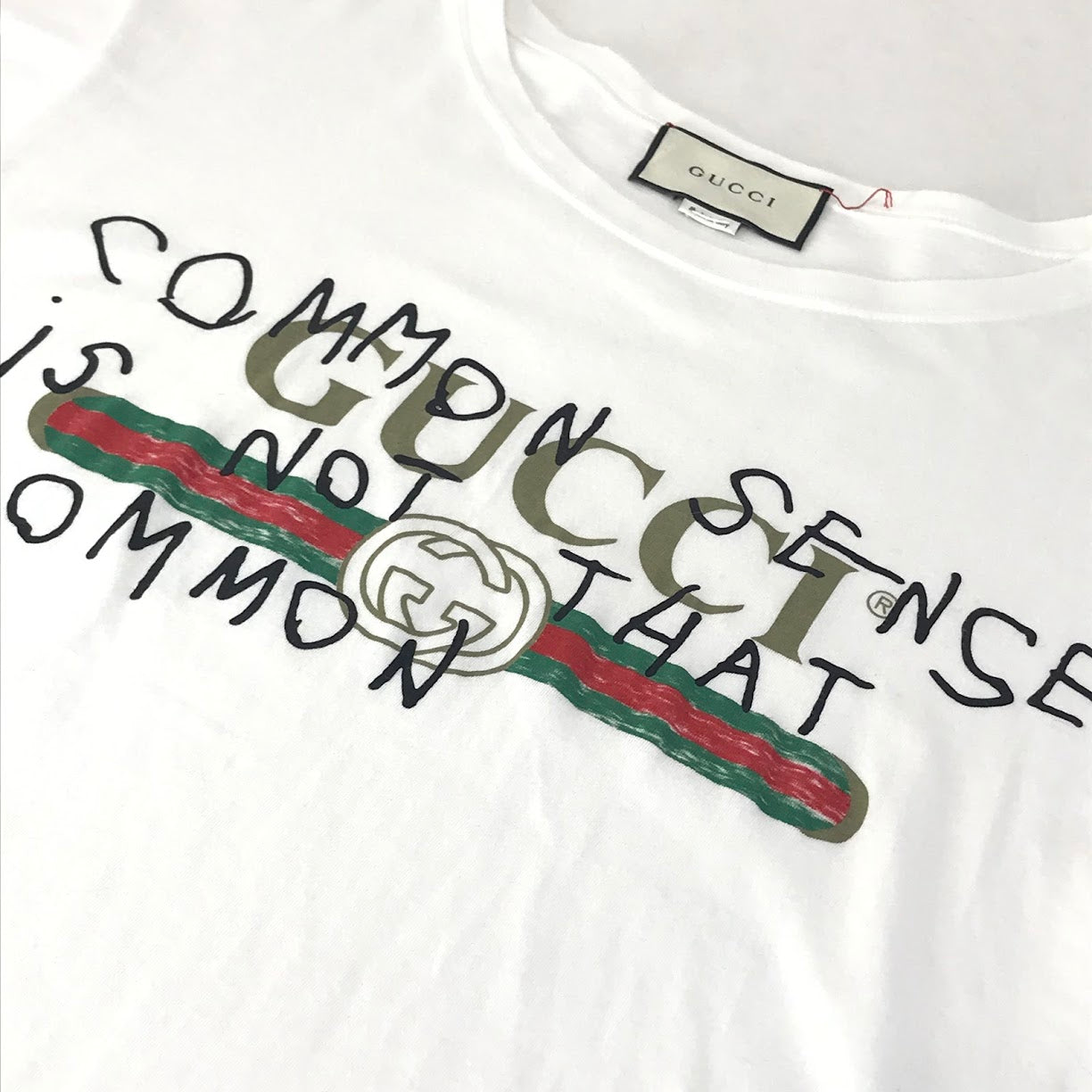 GUCCI | グッチ 17AW COCO CAPITAN logo print tee ロゴプリントT 半袖Ｔシャツ 493117 ホワイト サイズ：S【倉吉店】