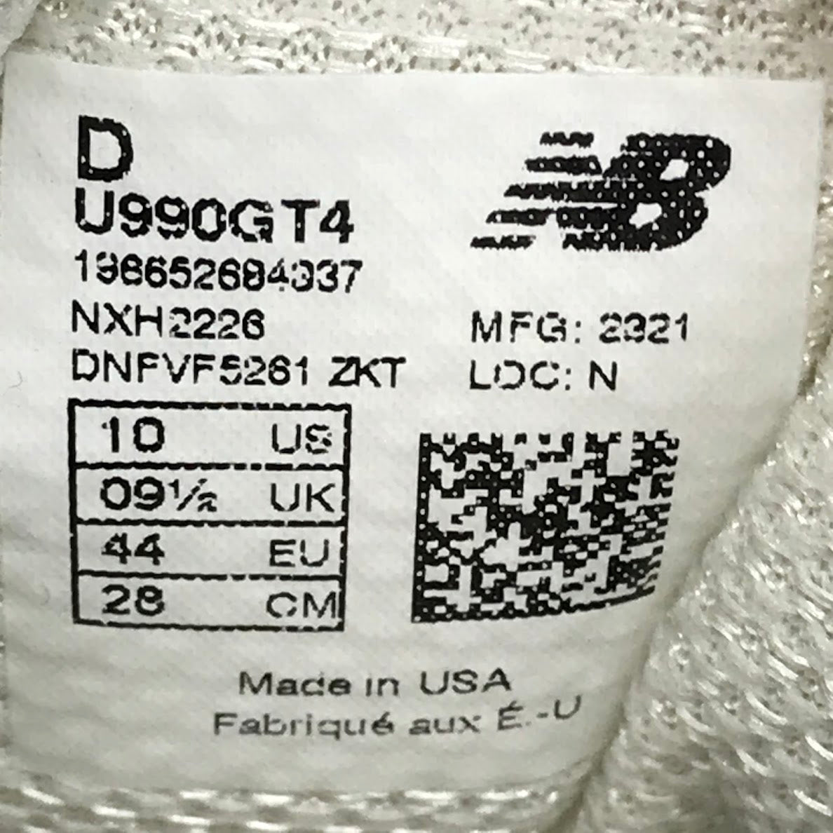 NEW BALANCE | ニューバランス 990v4 スニーカー U990GT4 グリーン 26cm【倉吉店】