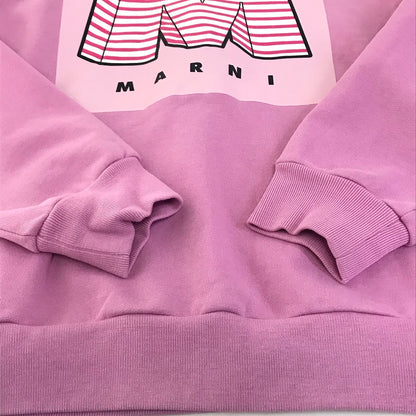 MARNI | マルニ M Marni Sweatshirt プルオーバーパーカー パーカー M00436 M00J6 ピンク【倉吉店】