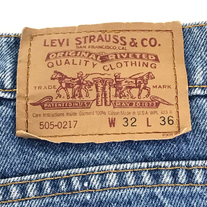 Levi's | リーバイス 90'S USA製 505 ボタン裏525 デニムパンツ 505-0217 ブルー サイズ：32【倉吉店】