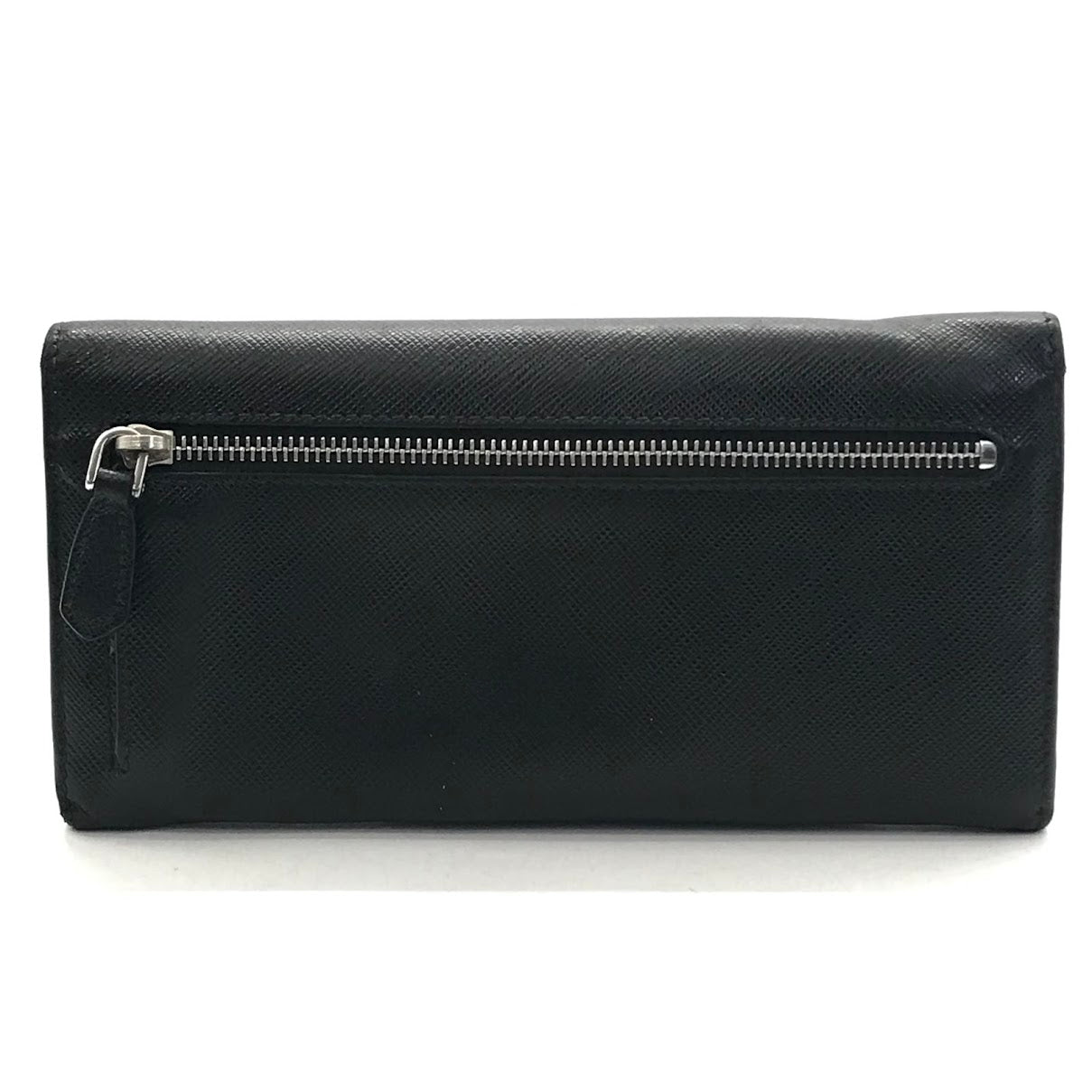 PRADA | プラダ SAFFIANO BICOLO 二つ折り長財布 長財布 1MH006 ブラック【倉吉店】