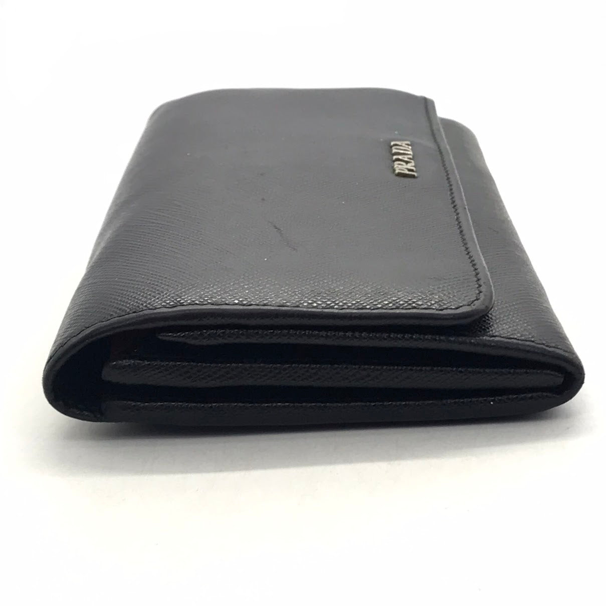 PRADA | プラダ SAFFIANO BICOLO 二つ折り長財布 長財布 1MH006 ブラック【倉吉店】