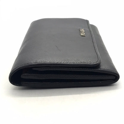 PRADA | プラダ SAFFIANO BICOLO 二つ折り長財布 長財布 1MH006 ブラック【倉吉店】