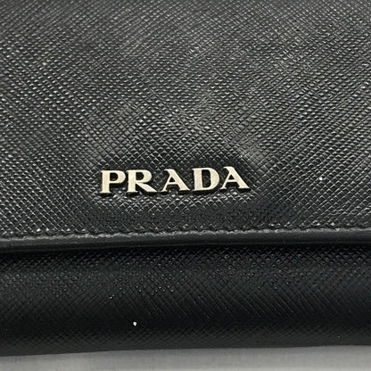 PRADA | プラダ SAFFIANO BICOLO 二つ折り長財布 長財布 1MH006 ブラック【倉吉店】