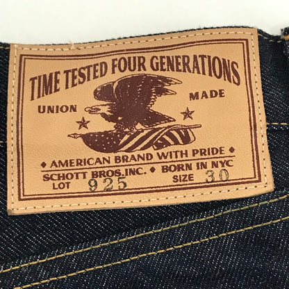 schott | ショット LOT. 925 FP DENIM PANTS デニムパンツ 782-5911004 インディゴ サイズ：30【倉吉店】