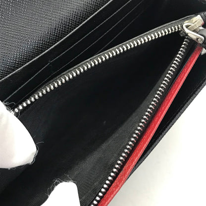 PRADA | プラダ SAFFIANO BICOLO 二つ折り長財布 長財布 1MH006 ブラック【倉吉店】