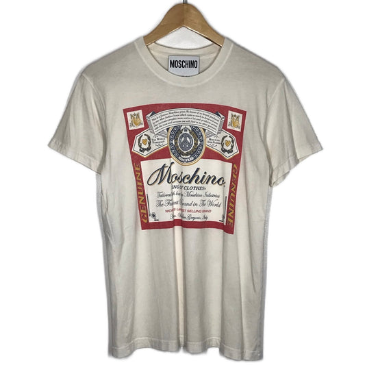 MOSCHINO | モスキーノ Budwiser カプセルコレクション 半袖Ｔシャツ 2013XA07784140 ホワイト【倉吉店】