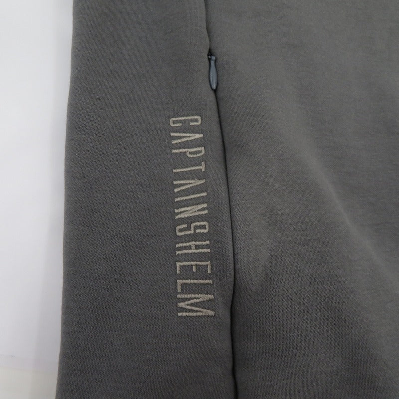 CAPTAINS HELM | キャプテンズヘルム SILKY HEAT HIGH-END HOODIE パーカー グレー サイズ：M【瀬戸大橋店】