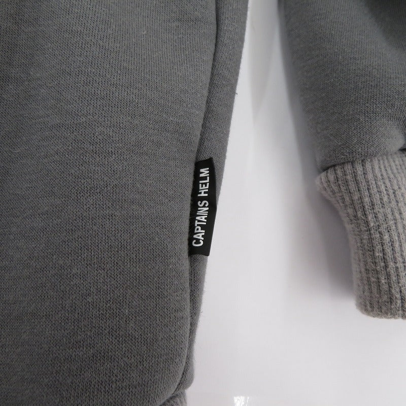 CAPTAINS HELM | キャプテンズヘルム SILKY HEAT HIGH-END HOODIE パーカー グレー サイズ：M【瀬戸大橋店】